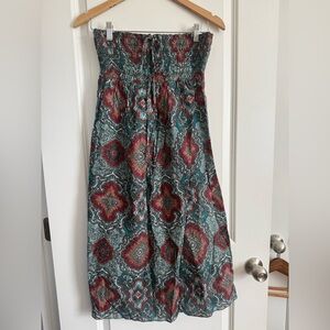 Mossimo Supply Co. Y2K Multicolor Paisley Patterned Dress Size: L